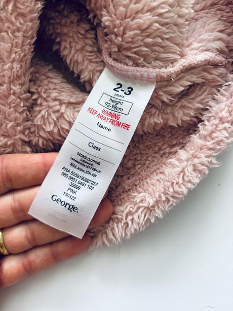 K1/ mikina chlupaťočka - v.2/3 roky, george,98