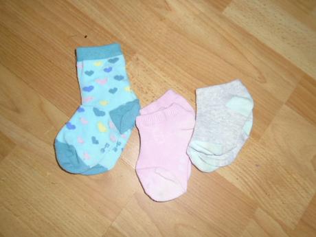 Ponožky 3x vel 23-25, 23