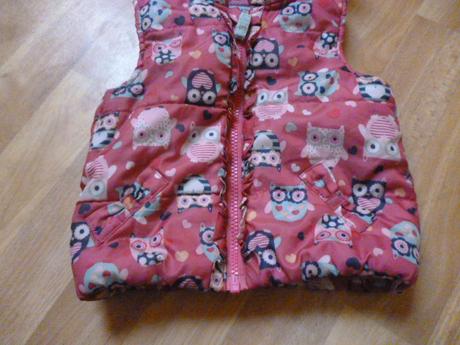 Sovičková prošívaná vesta vel. 1-2, 92