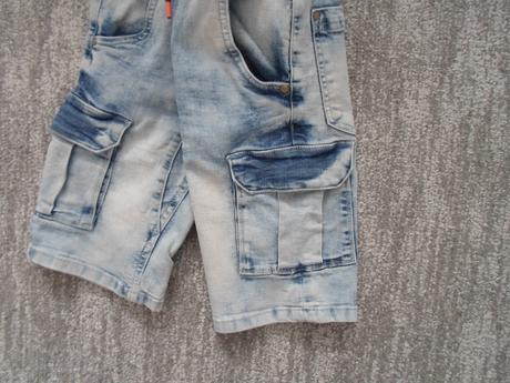 Modré kraťasy kraťásky šortky kapsáče, chapter young,140