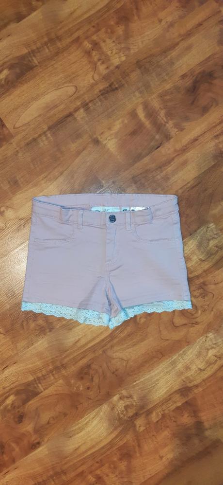 Dívčí strečové kraťasy h&m 140, h&m,140