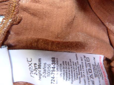 Next bavlněné kalhoty vel. 98,, next,98