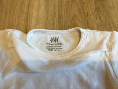 Dvě bílá body vel. 86, h&m,86
