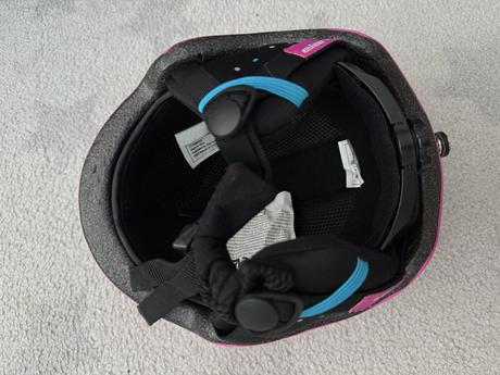 Dětská lyžařská růžová helma elán, vel. 52/56, elan,xs