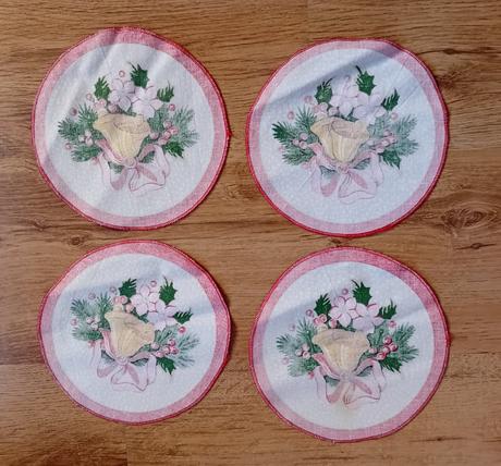 Vanoční ubrousky látkové, 