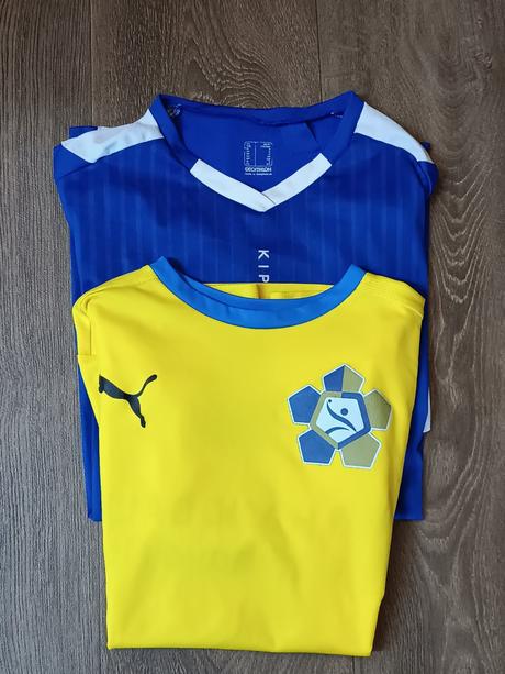 2x funkční trička kipsta, puma, vel. 170, kipsta,170