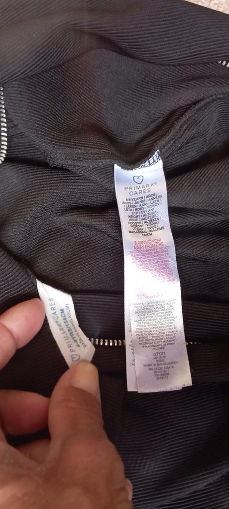 Overal dívčí zn."primark cares" vel."134", primark,134