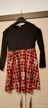 Vánoční dívčí šaty, 146