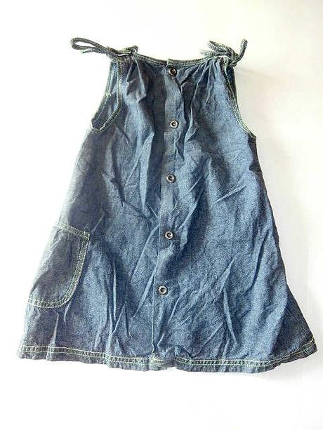 Šatičky z džínového plátýnka, 80