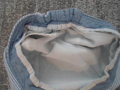 Modrá bílá čepice bekovka, h&m,92