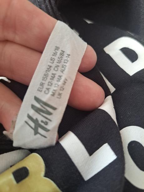 Tričko s nápisem, h&m,158
