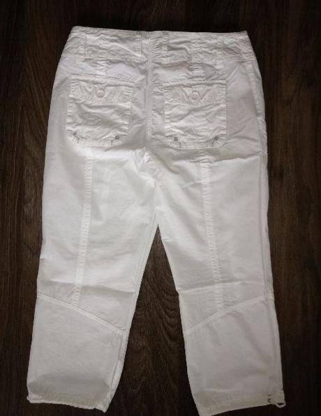 Bílé 3/4 kalhoty s.oliver, s.oliver,34