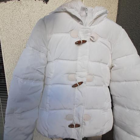 Zimní bunda bílá - vel. s-m, s