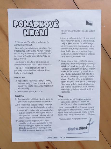 Desková hra deskova pat a mat,