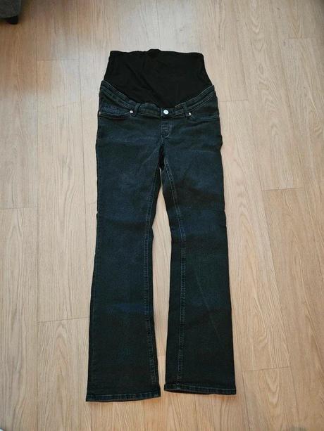 Těhotenské rifle - zvonáče h&m, vel. m, h&m,m
