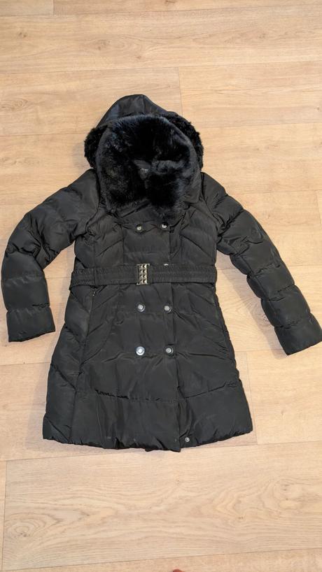 Teplá zimní bunda, kabát nature vel. xs, xs