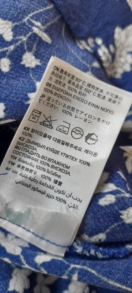 H&m halenkové květinové šaty, h&m,40