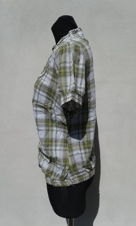 Plátýnkový top blůzka clockhouse - vel.m/38, clockhouse,m