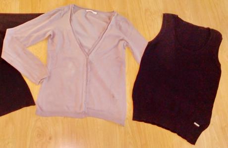 Dámský,dívčí svetr a vesta ve.s/m, s