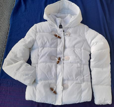 Zimní bunda bílá - vel. s-m, s