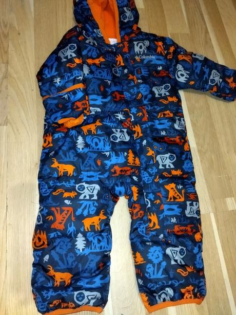 Zimní kombinéza se zvířátky columbia 6/12 m, columbia,74