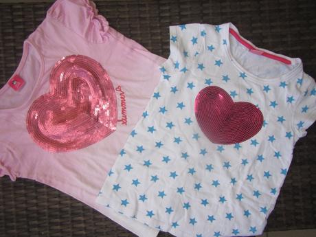 2x tričko flitre srdíčko, funky diva,122