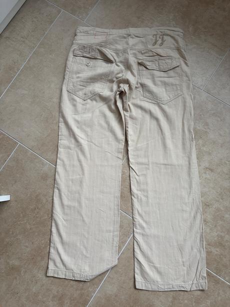 Letní kalhoty jack & jones, béžové, velikost m, m