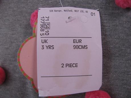 Šedá pružná dívčí tunika vel. 2-3 roky, 98