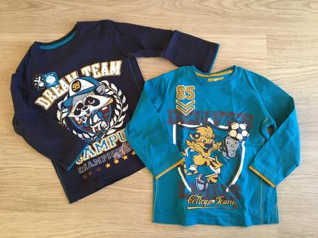 1x tričko dlouhý rukáv - jen světle modré, 104