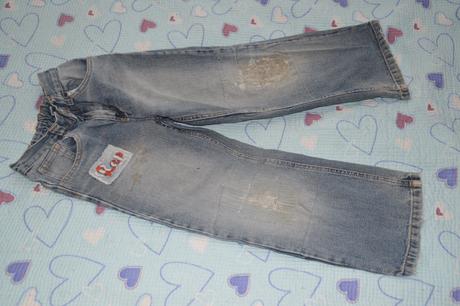 116 klasické bavlněné džíny na gumu, 116