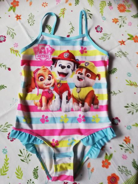 Plavky dívčí tlapková patrola vel. 122/128., nickelodeon,122