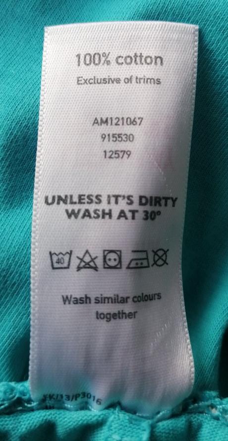 Tyrkysové pyžamové kalhoty vel 104, f&f,104