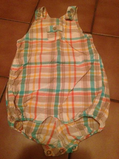 Overal proužky, h&m,62