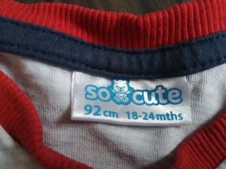 Triko dlouhý rukáv, 92