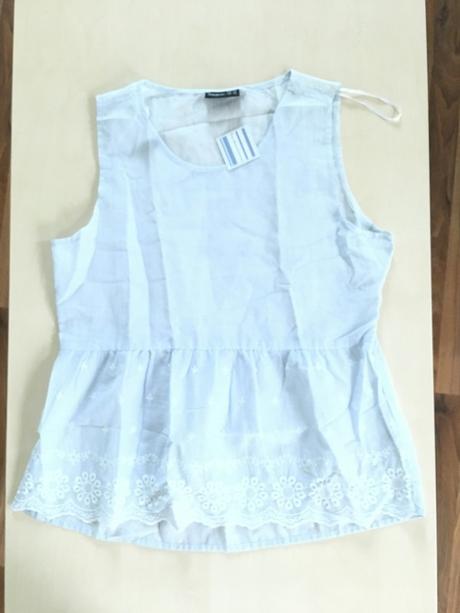 Jemný proužek, nový top, vel l, janina, l