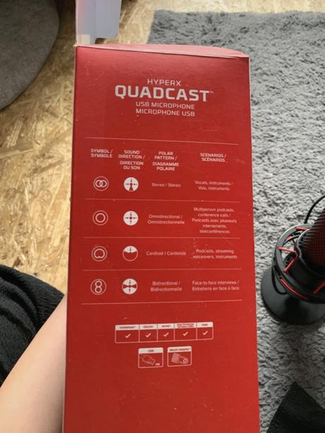Hyperx quadcast usb mikrofon, 