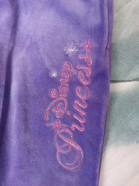 Velurová tepláková souprava princezny, disney,98