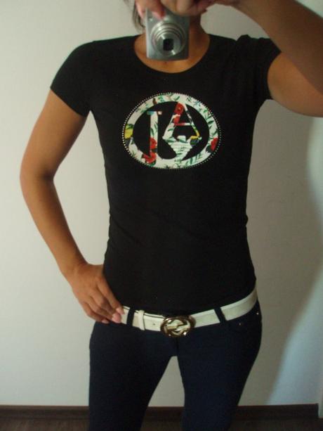 Černé tričko armani, armani,s