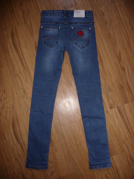 Džínové skinny kalhoty na 12-13l- vel.158, 158