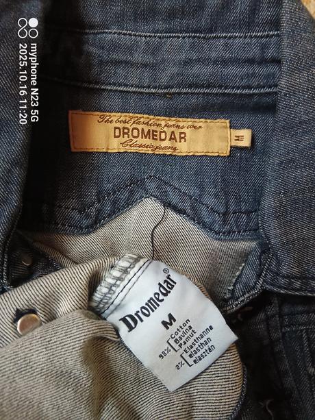 Šaty riflové zn."dromedar" vel."m", dromedar,m