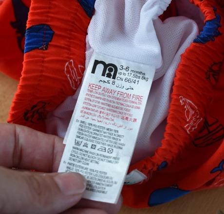 Koupací kraťasy vel. 3 - 6 m, mothercare,68
