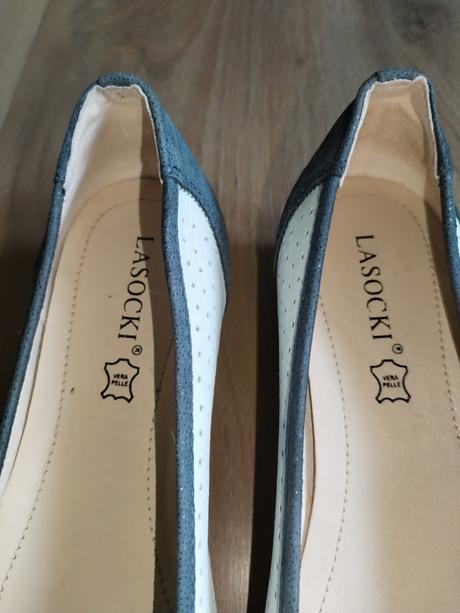 Lasocki kožené baleríny vel 39, lasocki,39