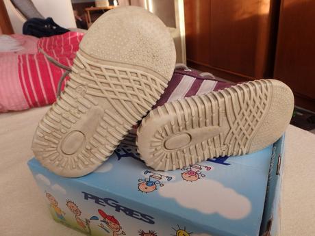 První boty - fialové, pegres,20