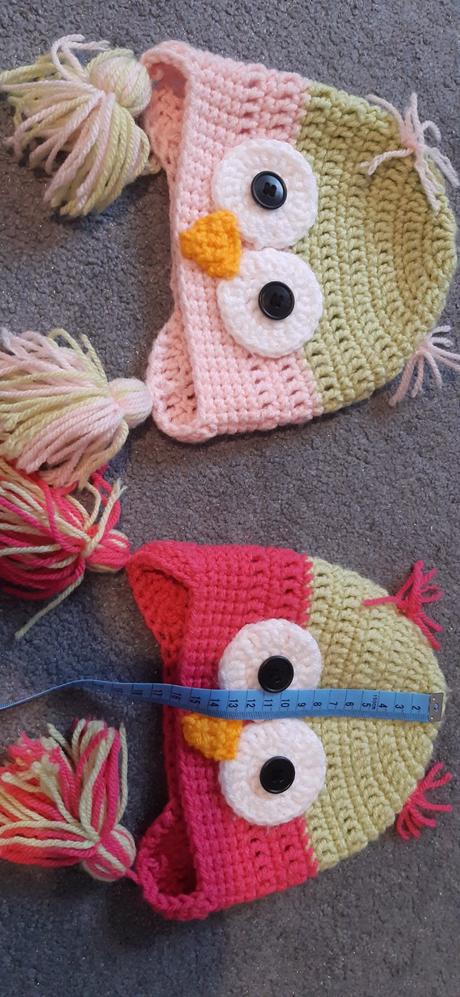 2 x čepice sova, 86