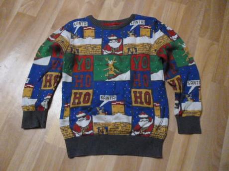 Vánoční svetr next vel. 6-7, 122
