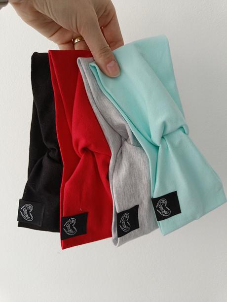 Čelenka s křížením - mix vzorů a velikostí, 74 - 158