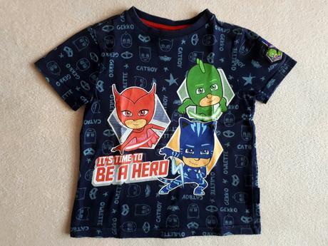 Dětské tričko pyžamasky, pj masks, vel.110, 110
