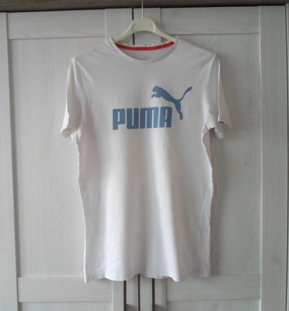 Bílé tričko triko krátký rukáv puma, puma,176