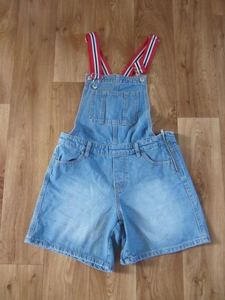 Džínové kraťasy s laclem, s