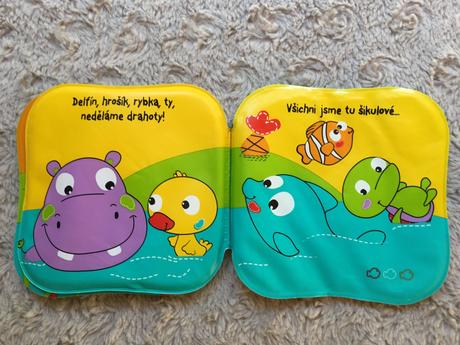 Koupací knížka - zvířátka ve vodě,